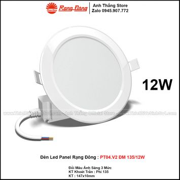 Đèn LED Panel Rạng Đông PT04.V2 ĐM 135/12W