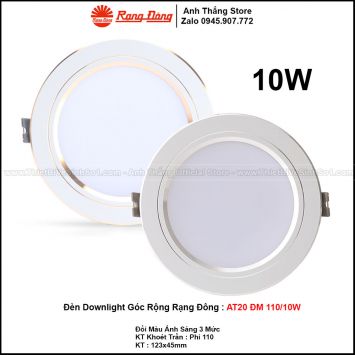 Đèn LED Âm Trần Downlight Rạng Đông AT20 ĐM 110/10W