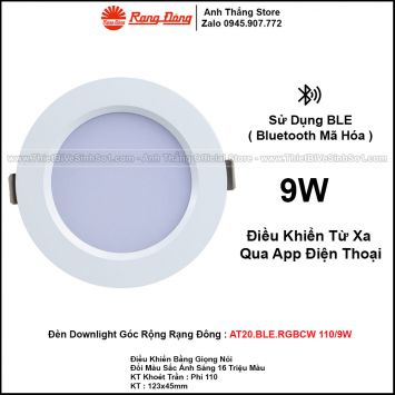 Đèn LED Âm Trần Downlight Rạng Đông AT20.BLE.RGBCW 110/9W