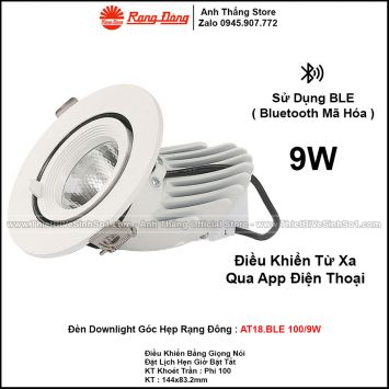 Đèn LED Âm Trần Downlight Rạng Đông AT18.BLE 100/9W