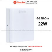 Đèn LED Ốp Trần Rạng Đông LN12 ĐM 220x220/22W