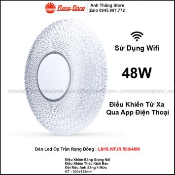 Đèn LED Ốp Trần Rạng Đông LN18.WF.IR 500/48W