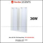 Đèn LED Âm Trần Rạng Đông M15 600x600/36W