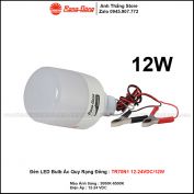 Đèn LED Bulb Ắc Quy Rạng Đông TR70N1 12-24VDC/12W