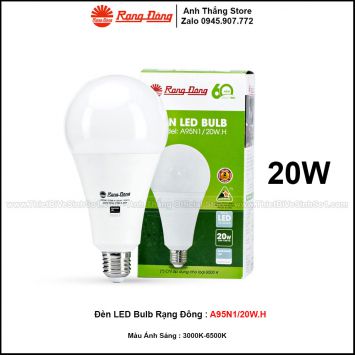 Đèn LED Bulb Rạng Đông A95N1-20W.H