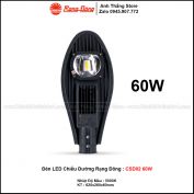 Đèn LED Chiếu Sáng Đường Rạng Đông CSD02 60W