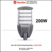 Đèn LED Chiếu Sáng Đường Rạng Đông CSD04 200W