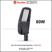 Đèn LED Chiếu Sáng Đường Rạng Đông CSD06 80W