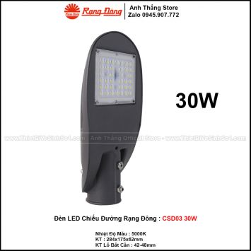 Đèn LED Chiếu Sáng Đường Rạng Đông CSD03 30W