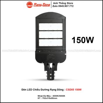 Đèn LED Chiếu Sáng Đường Rạng Đông CSD05 150W