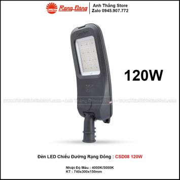 Đèn LED Chiếu Sáng Đường Rạng Đông CSD08 120W