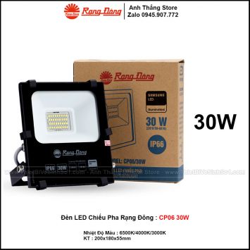 Đèn LED Chiếu Pha Rạng Đông CP06 30W