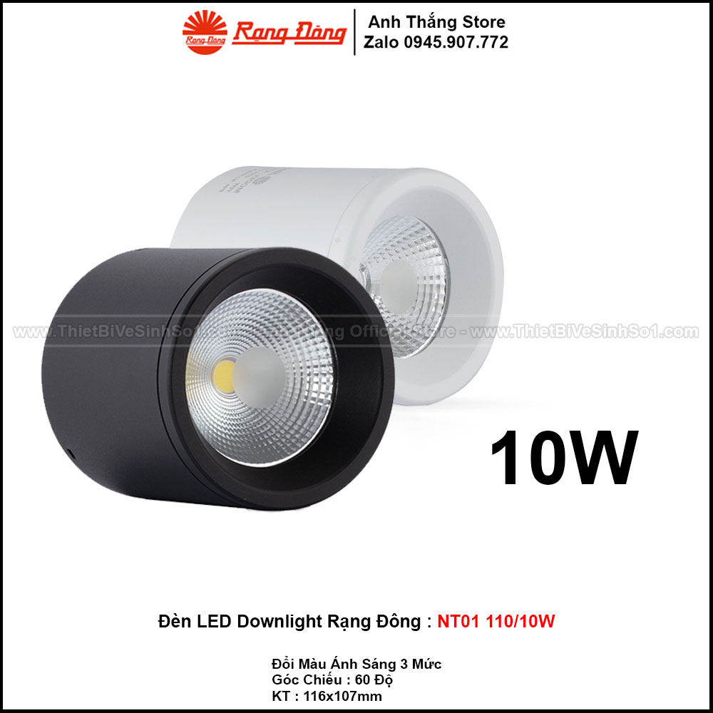 Đèn LED Downlight Trang Trí Rạng Đông NT01 110/10W | Tổng Kho Rạng ...