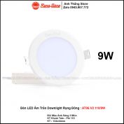 Đèn LED Âm Trần Downlight Rạng Đông AT06.V2 110/9W