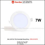 Đèn LED Âm Trần Downlight Rạng Đông AT06.V2 90/7W