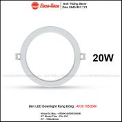 Đèn LED Âm Trần Downlight Rạng Đông AT30 155/20W