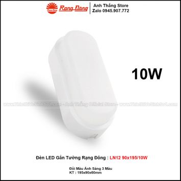 Đèn LED Gắn Tường Rạng Đông LN12 90x195/10W