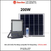 Đèn LED Chiếu Pha Năng Lượng Mặt Trời Rạng Đông CP03.SL 200W