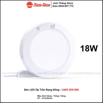 Đèn LED Ốp Trần Rạng Đông LN09 225/18W