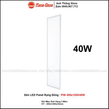 Đèn LED Panel Rạng Đông P06 300x1200/40W