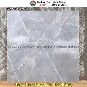 Gạch 1mx1m Ấn Độ Armani Grey