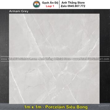 Gạch 1mx1m Ấn Độ Armani Grey
