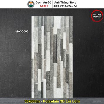 Gạch Ốp Trang Trí 30x60 Ấn Độ MA30602