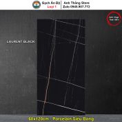 Gạch 60x120 Ấn Độ LAURENT BLACK