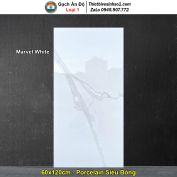 Gạch 60x120 Ấn Độ Marvel White Trắng Khói