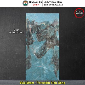 Gạch 60x120 Ấn Độ END POSCO TEAL