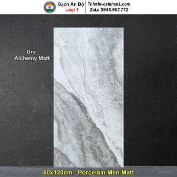 Gạch 60x120 Ấn Độ Uni Alchemy Matt Vân Đá