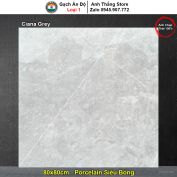 Gạch 80x80 Ấn Độ Ciana Grey Vân Đá Xám