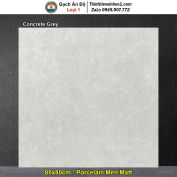 Gạch 80x80 Ấn Độ Concrete Grey Vân Xi Măng