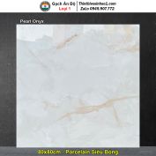 Gạch 80x80 Ấn Độ Pearl Onyx Vân Vàng