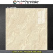 Gạch 1,2m x 1,2m Ấn Độ Moriox Beige Vân Vàng