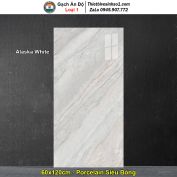 Gạch 60x120 Ấn Độ Alaska White Vân Đá Xám