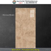 Gạch 60x120 Ấn Độ Glorious Brown Vân Đá Nâu