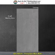 Gạch 80x160 Ấn Độ Craft Marley Gris Ghi Xám