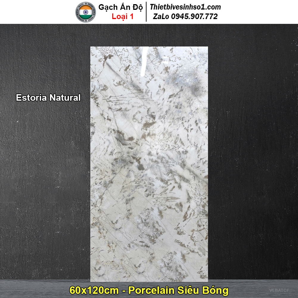 Gạch 60x120 Ấn Độ Estoria Natural