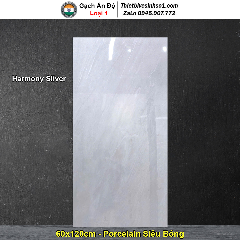 Gạch 60x120 Ấn Độ Harmony Sliver