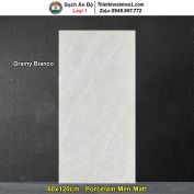 Gạch 60x120 Ấn Độ Grainy Bianco