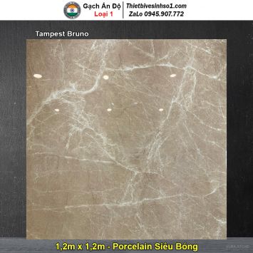 Gạch 1,2m x 1,2m Ấn Độ Tampest Bruno