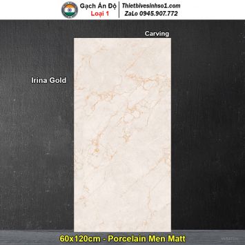 Gạch 60x120 Ấn Độ Irina Gold