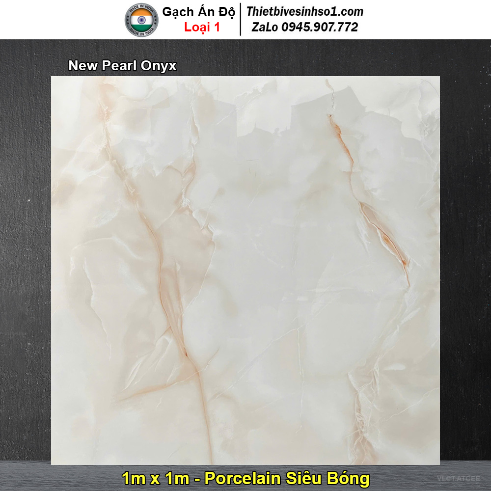 Gạch 1m x 1m Ấn Độ New Pearl Onyx Gạch 1m x 1m Ấn Độ New Pearl Onyx