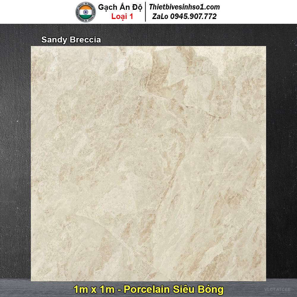 Gạch 1m x 1m Ấn Độ Sandy Breccia Gạch 1m x 1m Ấn Độ Sandy Breccia