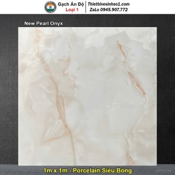Gạch 1m x 1m Ấn Độ New Pearl Onyx