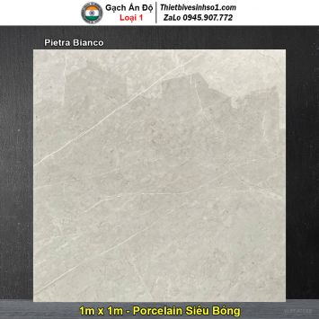 Gạch 1m x 1m Ấn Độ Pietra Bianco