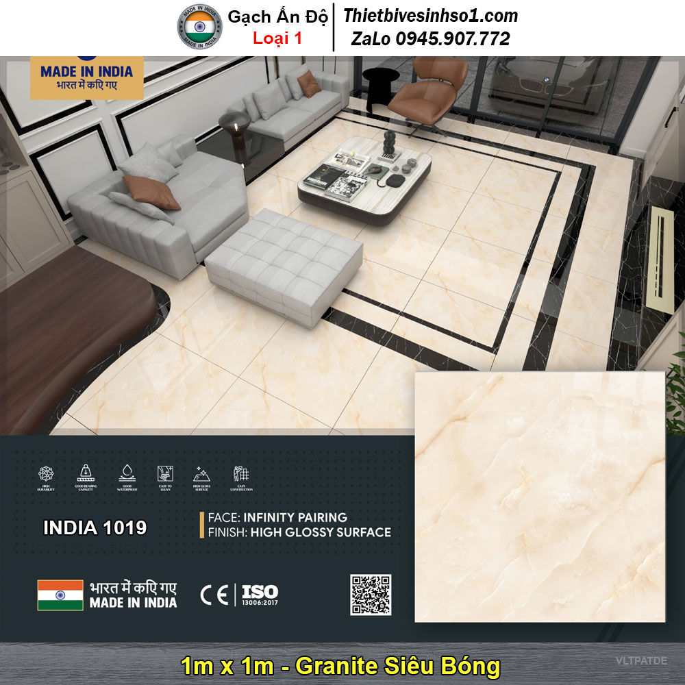 Gạch 1mx1m Ấn Độ INDIA 1019-2 Gạch 1mx1m Ấn Độ INDIA 1019-2