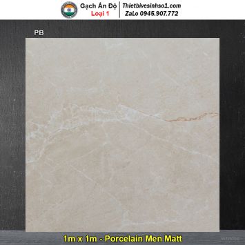 Gạch 1m x 1m Ấn Độ PB Vân Vàng