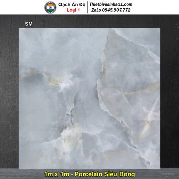 Gạch 1m x 1m Ấn Độ SM Vân Đá